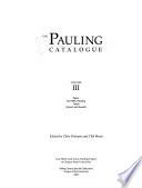 The Pauling Catalogue: Peace. Ava Helen Pauling. Travel. Honors and awards