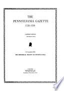 The Pennsylvania Gazette, 1728-1789