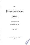 The Pennsylvania-German Society