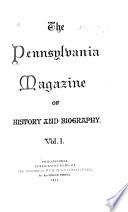 The Pennsylvania Magazine of History and Biography