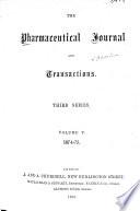 The Pharmaceutical Journal and Transactions