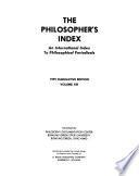 The Philosopher's Index