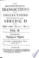 The Philosophical Transactions and Collections