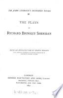 The plays of Richard Brinsley Sheridan. With an intr. by H. Morley