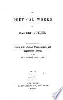 The Poetical Works of Samuel Butler