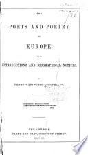 The Poets and Poetry of Europe