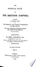 The political state of the British empire