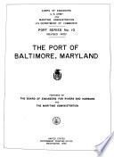 The Port of Baltimore, Maryland