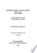 The Pridgen Family of Sapony Creek, Nash County, North Carolina