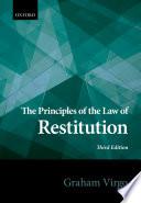 The Principles of the Law of Restitution