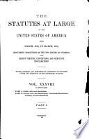 The Public Statutes at Large of the United States of America