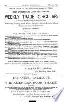 The Publishers' and Stationers' Weekly Trade Circular