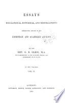 The Puritans. - General Miller. - India and its army. - the Mädchenstein. - Military education
