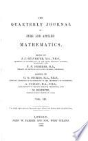 The Quarterly Journal of Pure and Applied Mathematics