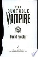 The Quotable Vampire