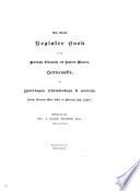 The Register Book of the Parish Church of Saint Mary, Horncastle