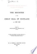 The Register of the Great Seal of Scotland: 1609-1620