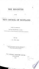 The Register of the Privy Council of Scotland: 1578-1585