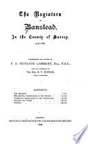The Registers of Banstead