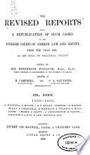 The Revised Reports