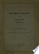 The Riddle of Mentality and Einstein