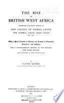 The Rise of British West Africa