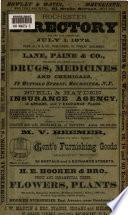 The Rochester Directory
