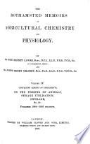 The Rothamsted Memoirs on Agricultural Chemistry and Physiology