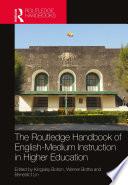 The Routledge Handbook of English-Medium Instruction in Higher Education