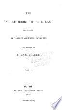 The Sacred Books of the East: The Upanishads (pt.1), translated by F. Max Müller