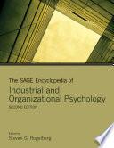 The SAGE Encyclopedia of Industrial and Organizational Psychology