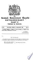 The Sarawak Government Gazette