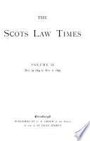 The Scots Law Times