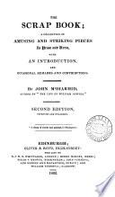 The scrap book; a collection of amusing and striking pieces [ed.] by J. M'Diarmid