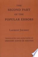 The Second Part of the Popular Errors