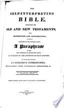 The Self-Interpreting Bible ... By the Late Revd John Brown, Etc