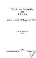 The Service Imperative for Libraries