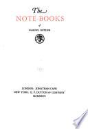 The Shrewsbury Edition of the Works of Samuel Butler: The notebooks of Samuel Butler