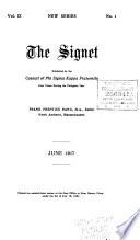 The Signet of Phi Sigma Kappa