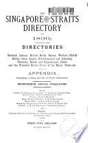 The Singapore and Straits Directory