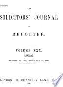 The Solicitors' Journal and Reporter