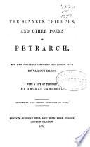 The Sonnets, Triumphs, and Other Poems