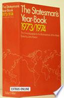 The Statesman's Year-Book 1973-74