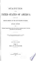 The Statutes at Large, the United States from ...
