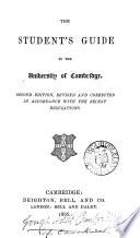 The student's guide to the University of Cambridge [ed. by sir J.R. Seeley].