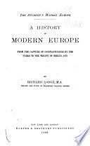 The Student's Modern Europe