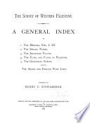 The Survey of Western Palestine