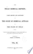 The Texas Criminal Reports