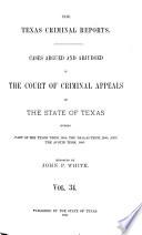 The Texas Criminal Reports