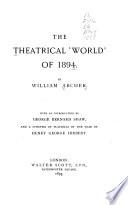 The Theatrical 'world' of 1894